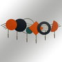 Wallity Mualla Gancho de pared de metal Multicolor